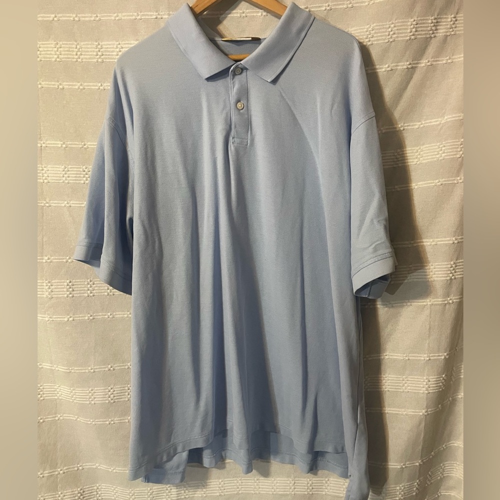 Gold Label by Roundtree & Yorke Light Blue Polo